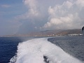 Boot Rafina-Mykonos Gischt High Speed-Boot